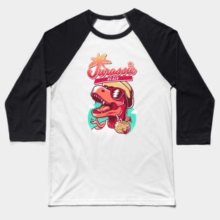 Jurassic Beach Baseball T-Shirt